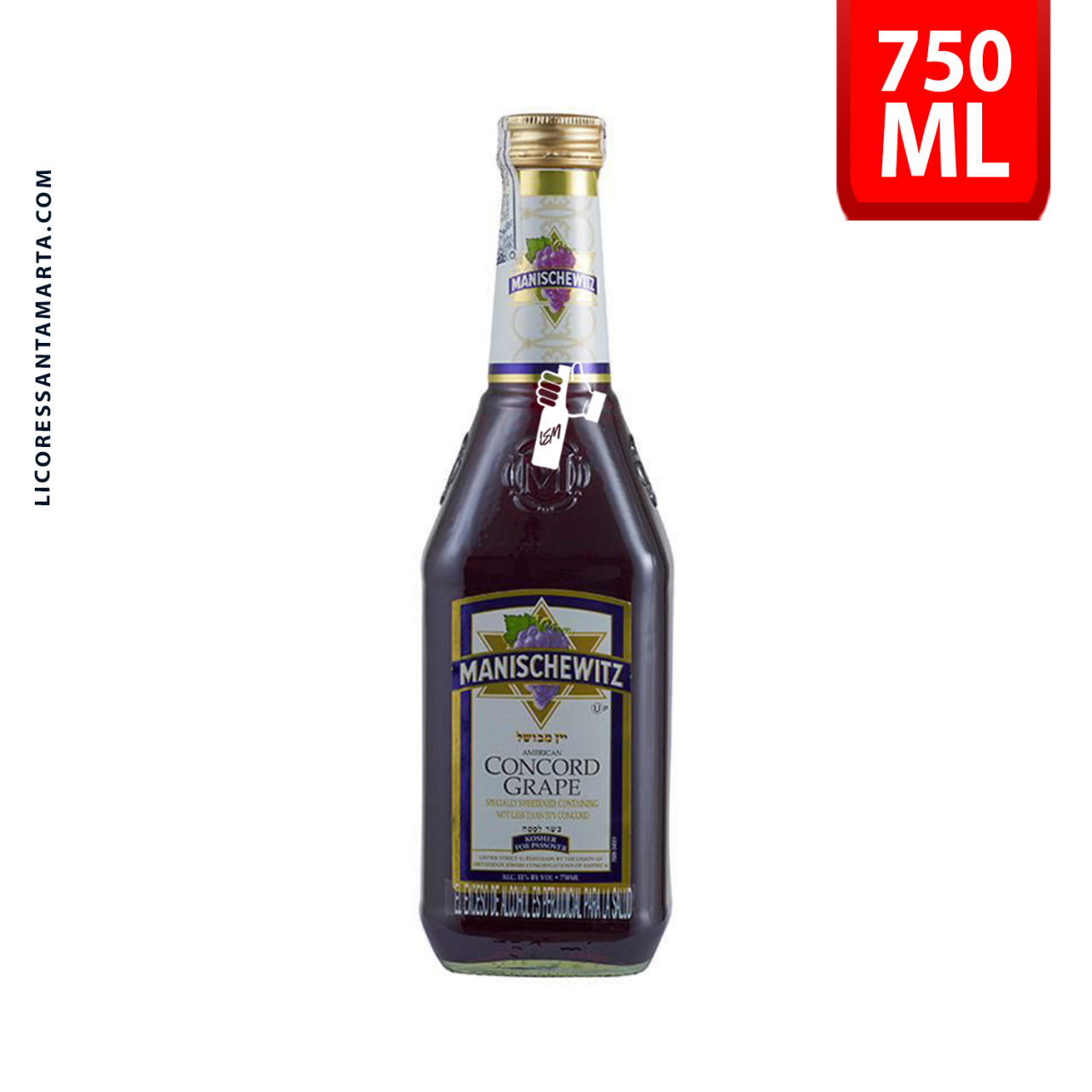 VINO MANISCHEWITZ 750ml – Licores Santa Marta